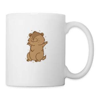Excès de confiance chez les rongeurs Lemming - Mug blanc - blanc - Droite