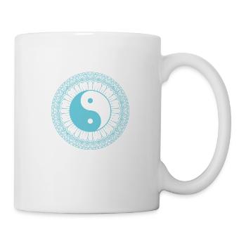 Yin and Yang Symbol Zeichen Balance - Tasse - Weiß - Rechts