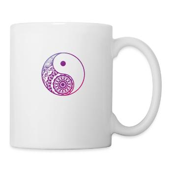 Yin and Yang Gleichgewicht China - Tasse - Weiß - Rechts