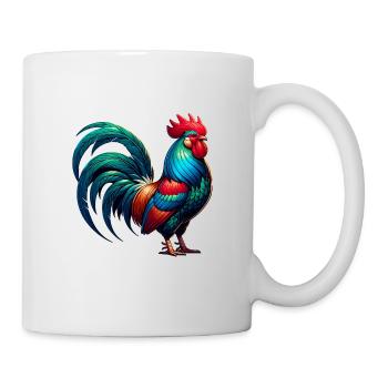 Beautiful Rooster Image - Mug - white - Right