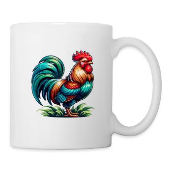 Beautiful Rooster Image - Mug - white - Right