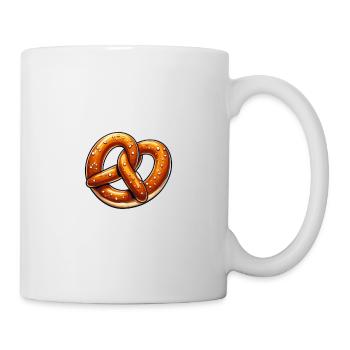 Brezel Zitat Brezel Geschenke - Pretzel Day - Tasse - Weiß - Rechts