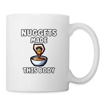 Chicken Nuggets Meme Chicken Nugget Zitat - Tasse - Weiß - Rechts