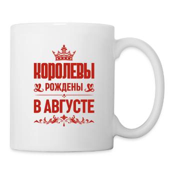 Russe Fille Femme Née En Août Russe - Mug blanc - blanc - Droite