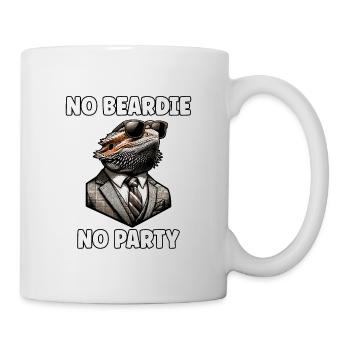Citation drôle de Dragon barbu - Mug blanc - blanc - Droite