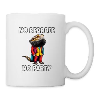 Citation drôle de Dragon barbu - Mug blanc - blanc - Droite