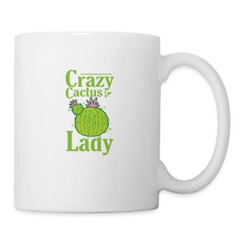 Plante de dame cactus folle - Mug blanc - blanc - Droite