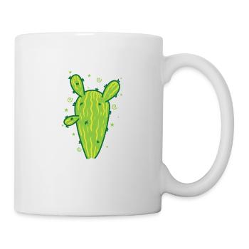great cactus plant - Mug - white - Right