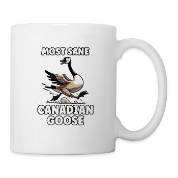 Wütende kanadische Gans lustige Gans Meme - Tasse - Weiß - Rechts