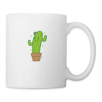 Cactus in Pot Plant Environment - Mug - white - Right