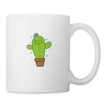 Cactus plant in heat - Mug - white - Right