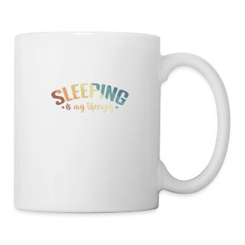 Sleeping is my Therapy Dream Tired - Mug - white - Right
