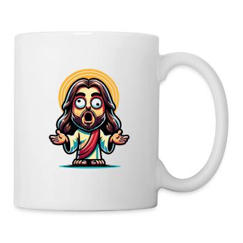 Drôle d’athée Jésus Noël - Mug blanc - blanc - Droite