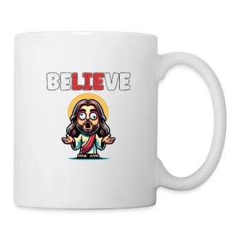 Drôle Athée Sceptique Fier Athée Anti Religion - Mug blanc - blanc - Droite