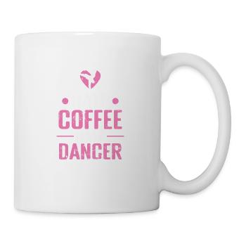 Half Coffee Half Dancer Ballet - Tasse - Weiß - Rechts