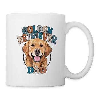 Golden Retriever Dad Dogs Dog Wilsigns - Mug - white - Right