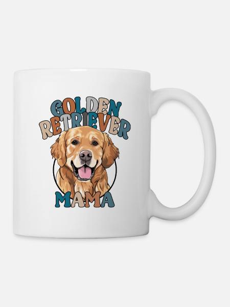 Golden Retriever Mama Hunde Hund Wilsigns - Tasse - Weiß