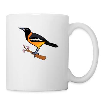 Venezuelan Troupial: Bird Lover's Delight - Mug - white - Right