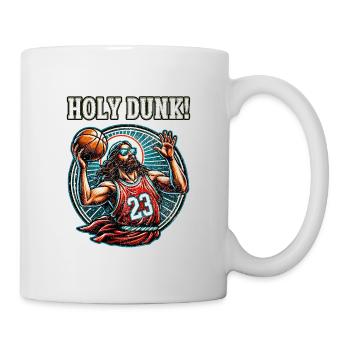 Funny Basketball saying Jesus Basketball Gift - Mug - white - Right