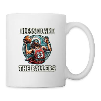 Funny Basketball saying Jesus Basketball Gift - Mug - white - Right