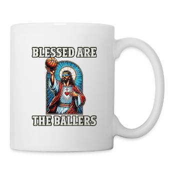 Funny Basketball Graphic Jesus Christian Gift - Mug - white - Right