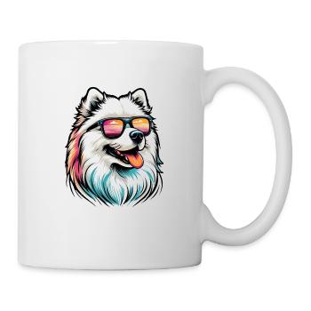 Samoyed Dog Gifts Cute Samoyed Dog Graphic - Mug - white - Right