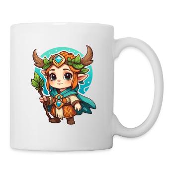 Druide Niedlich Illustration - Tasse - Weiß - Rechts