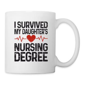 I graduated from nursing school - Mug - white - Right
