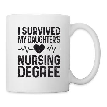 I graduated from nursing school - Mug - white - Right
