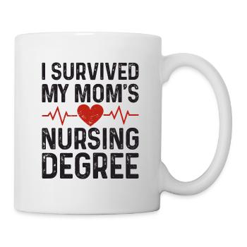 I graduated from nursing school - Mug - white - Right