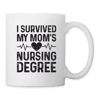I graduated from nursing school - Mug - white - Right
