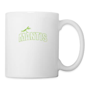 Mantis Insekt auf der Schrift - Tasse - Weiß - Rechts