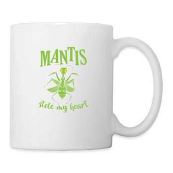 Mantis stole my Heart - Tasse - Weiß - Rechts