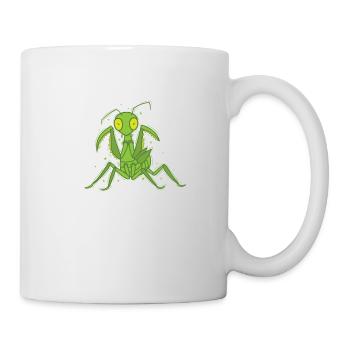 Gottesanbeterin Tier - Tasse - Weiß - Rechts