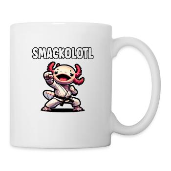 Drôle Arts Martiaux Enfants Axolotl Karaté Kickboxing - Mug blanc - blanc - Droite
