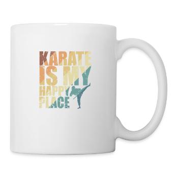 Karate is my Happy Place - Mug - white - Right