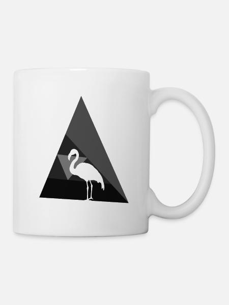 Flamingo Flamingo Wasservogel - Tasse - Weiß