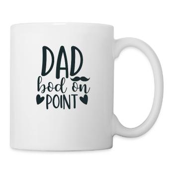 DAD bod on POINT - Tasse - Weiß - Rechts