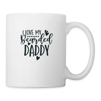 I LOVE MY Bearded DADDY - Tasse - Weiß - Rechts