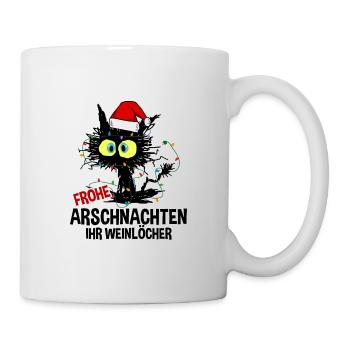 Happy ass nights you wine holes - Mug - white - Right