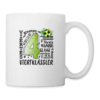 4th Grade Football - Mug - white - Right