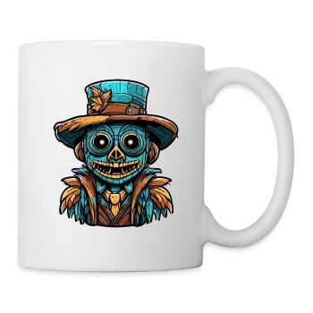 Vogelscheuche / Erntehelfer / Maisfeld / Feld - Tasse - Weiß - Rechts