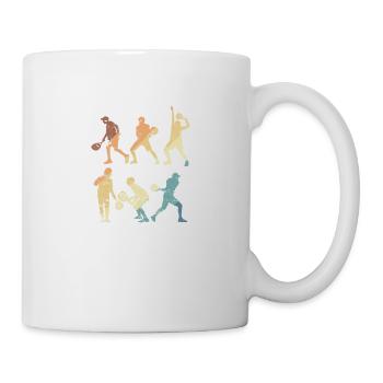 Divers joueurs de padel - Mug blanc - blanc - Droite