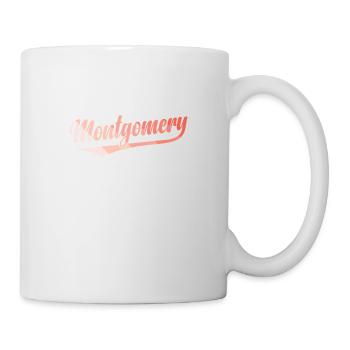 Montgomery Stadt im Bundesstaat Alabama - Tasse - Weiß - Rechts