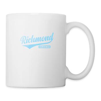 Richmond Stadt im Bundesstaat Virginia - Tasse - Weiß - Rechts