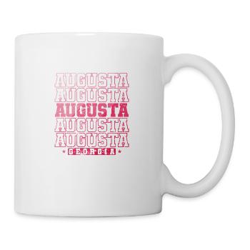 Augusta Stadt im Bundesstaat Georgia - Tasse - Weiß - Rechts
