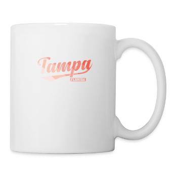 Tampa Stadt im Bundesstaat Florida - Tasse - Weiß - Rechts