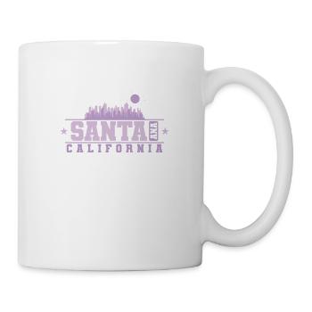 Santa Ana California Stadt in den USA - Tasse - Weiß - Rechts