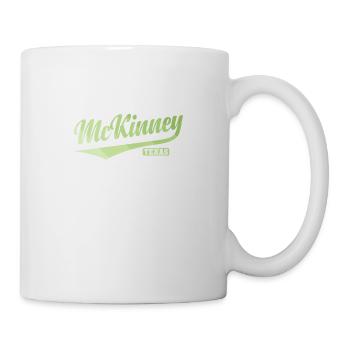 McKinney, ville du Texas aux États-Unis - Mug blanc - blanc - Droite