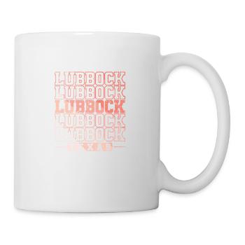 Lubbock, Texas City in the USA - Mug - white - Right
